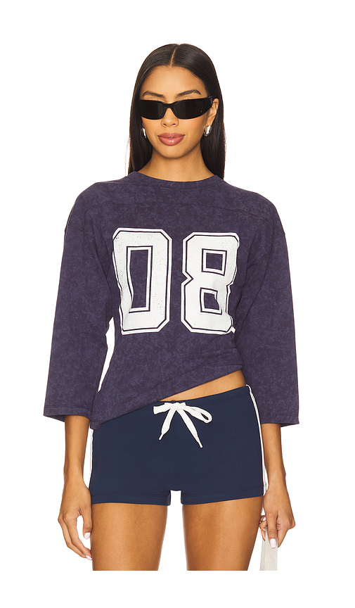 LIONESS City Tee in Navy. XXS. Also in L, M, S