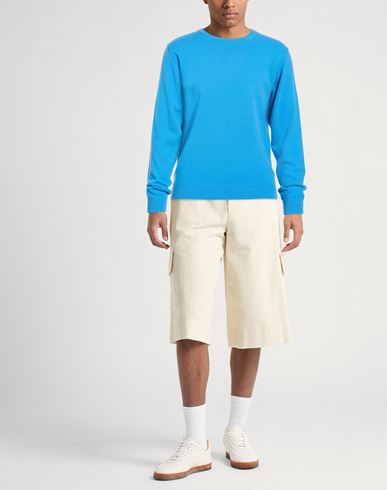 Man Sweater Azure Size L Wool, Cashmere