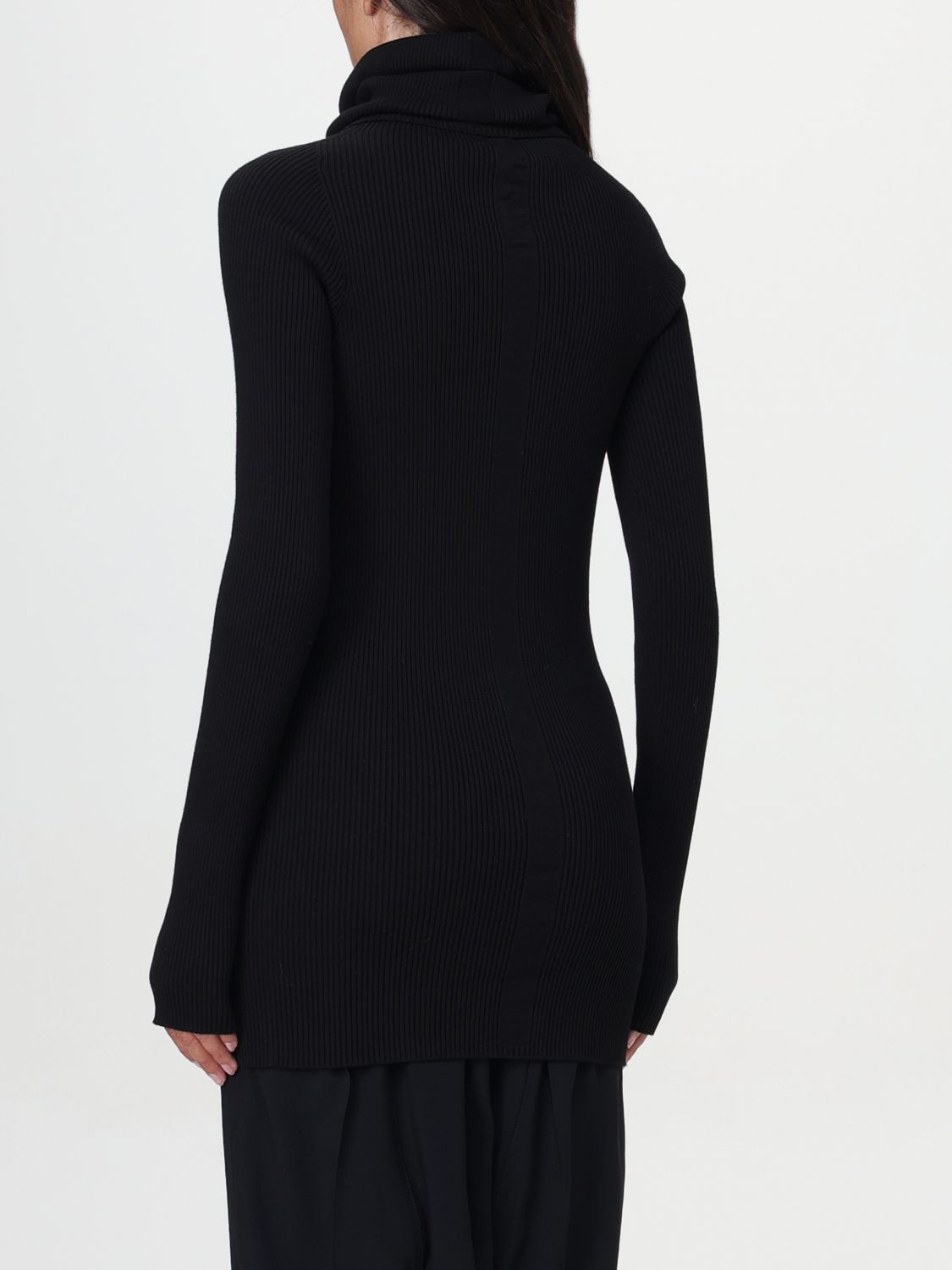 High-neck jumper - Black