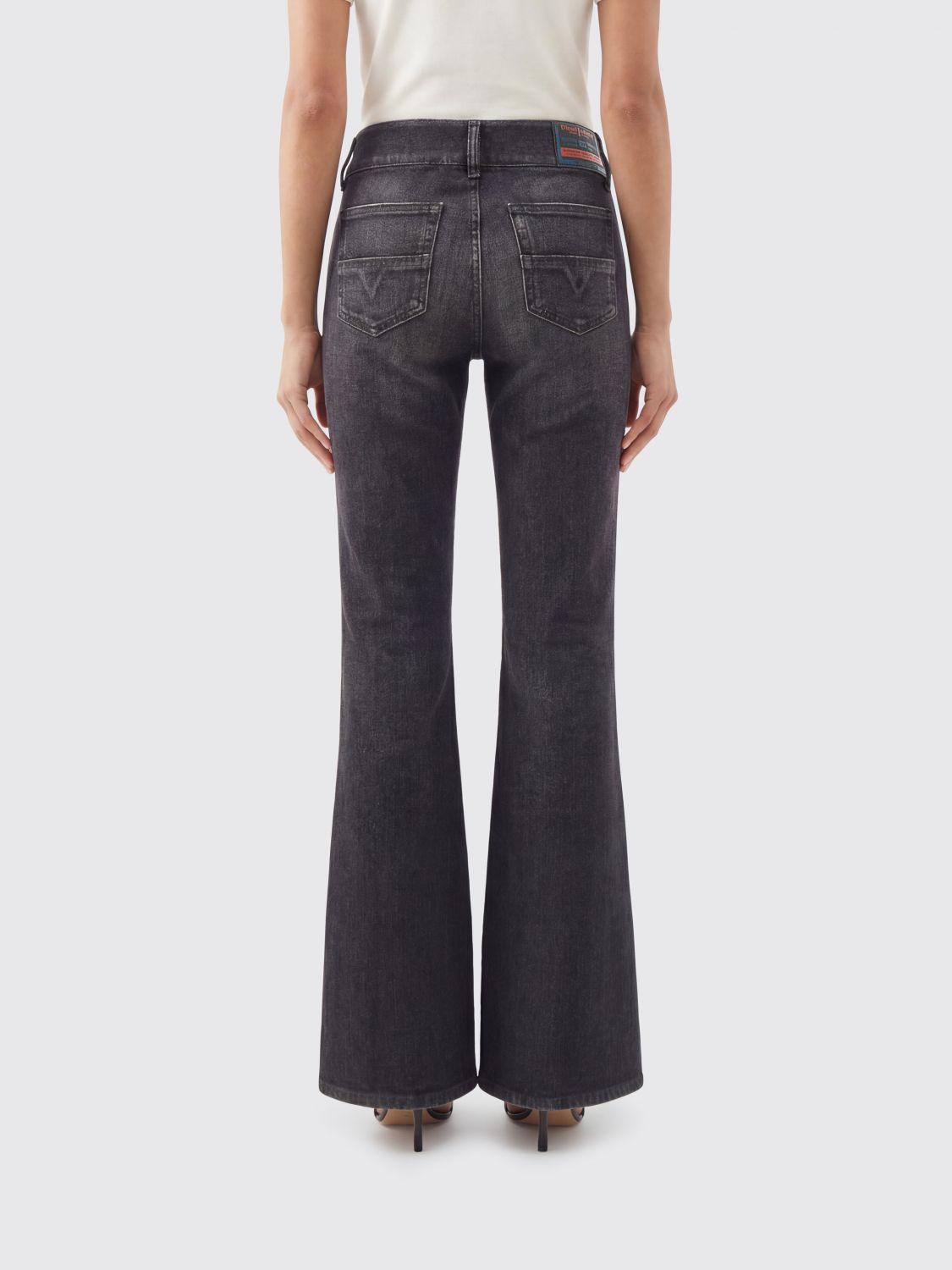 Jeans Woman color Black