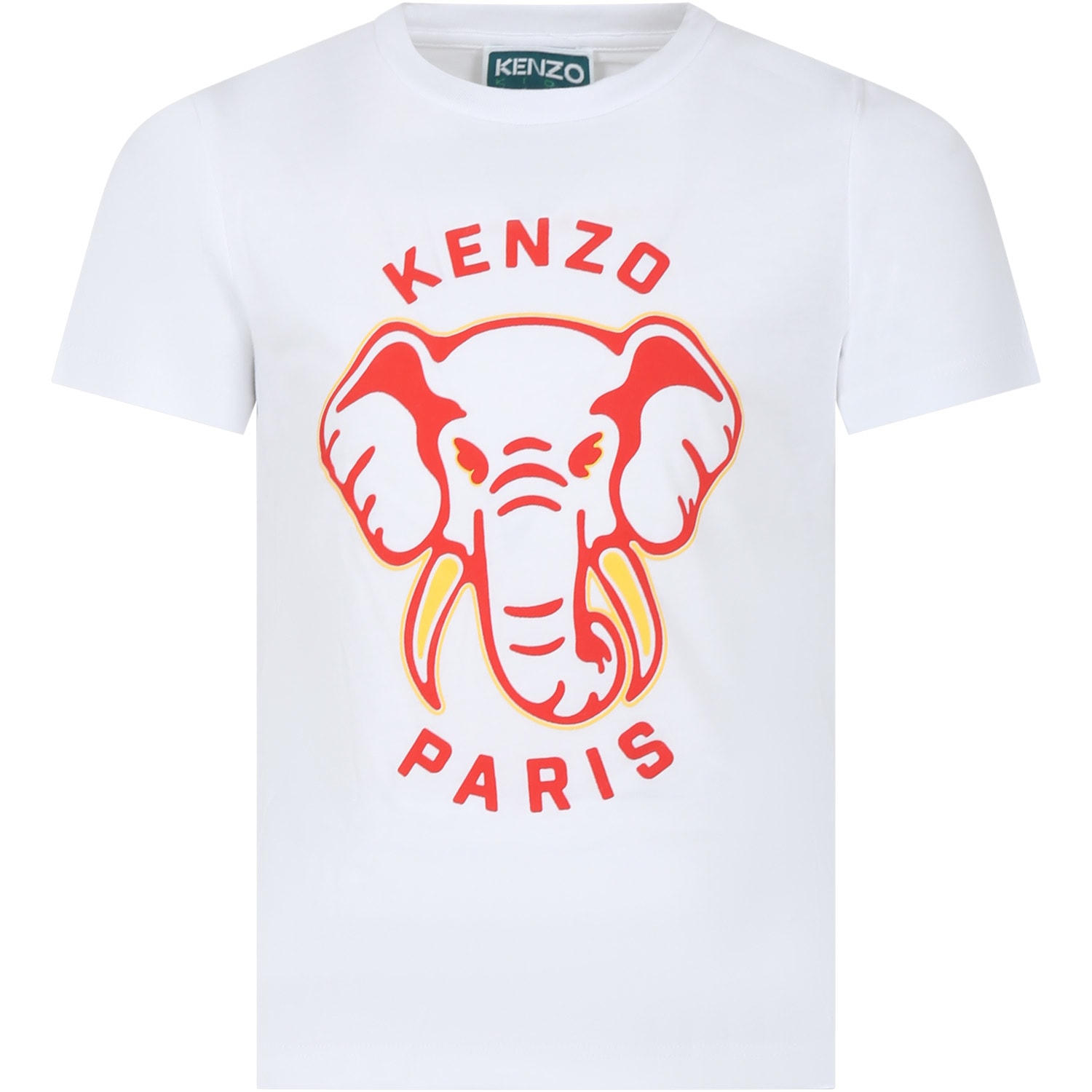 Logo-print organic cotton T-shirt - White