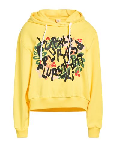 Peuterey. plurals Woman Sweatshirt Yellow Size S Cotton, Polyester