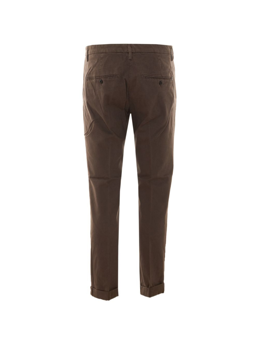 Brown Slim Chino Pants