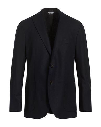 Man Blazer Midnight blue Size 36 Virgin Wool, Polyester, Elastane