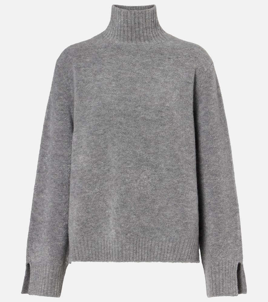 Wool and cashmere-blend turtleneck sweater