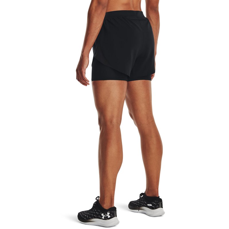 (WMNS) Fly-By Elite 2IN1 Shorts 'Black'