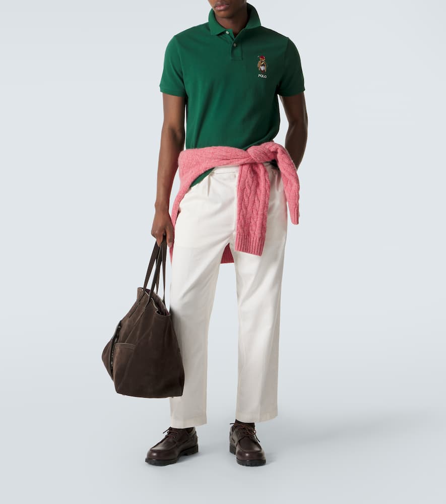 Polo Bear cotton piqué polo shirt
