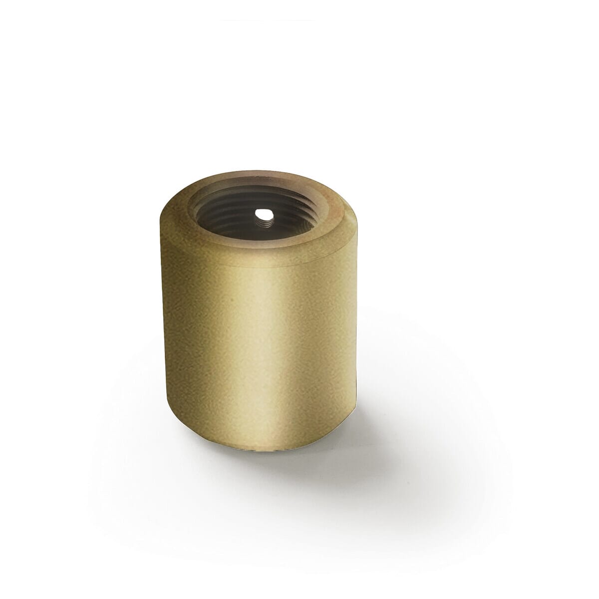 Soft Brass Downrod Coupler from the Fan Accessories Collection