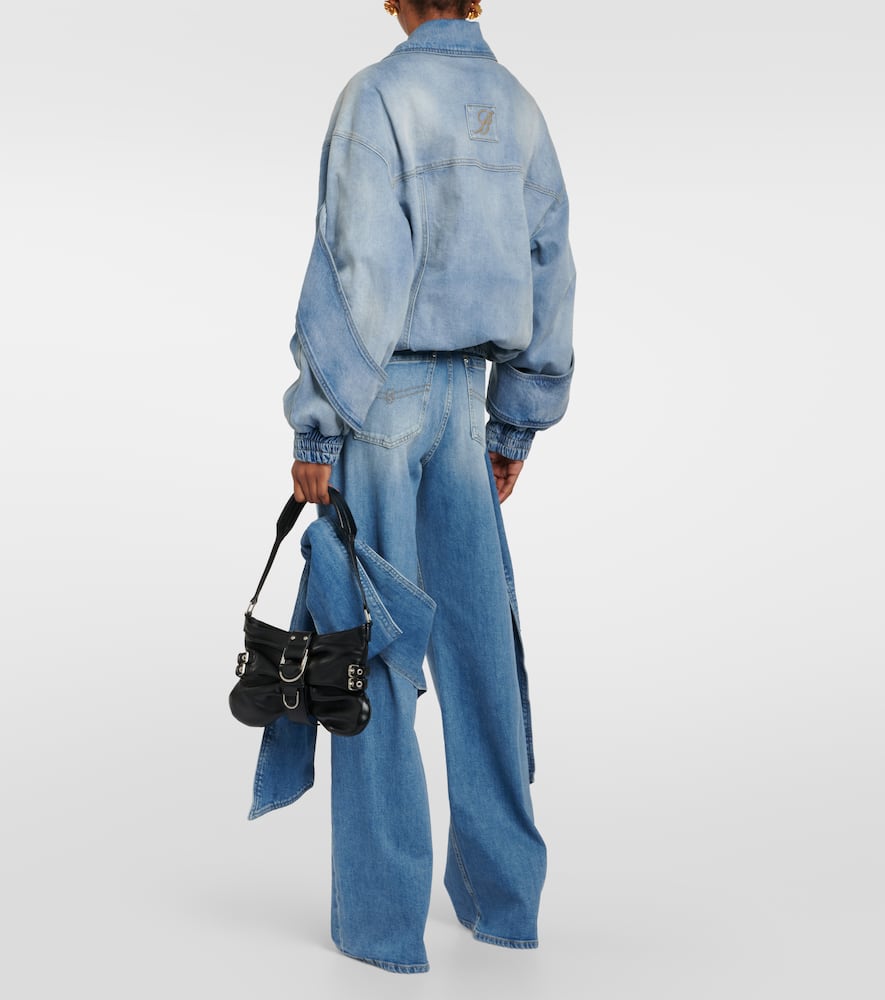 Denim bomber jacket