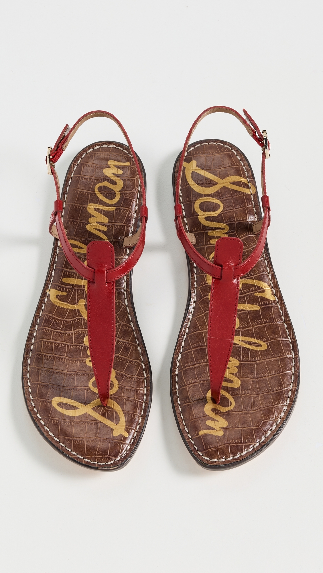 Sam Edelman Gigi Thong Sandals Summer Red