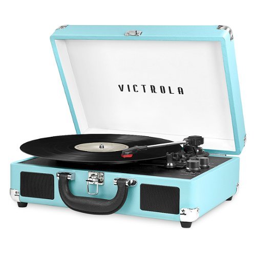 Bluetooth Stereo Turntable - Turquoise