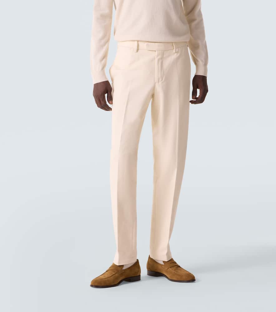 Cotton twill chinos