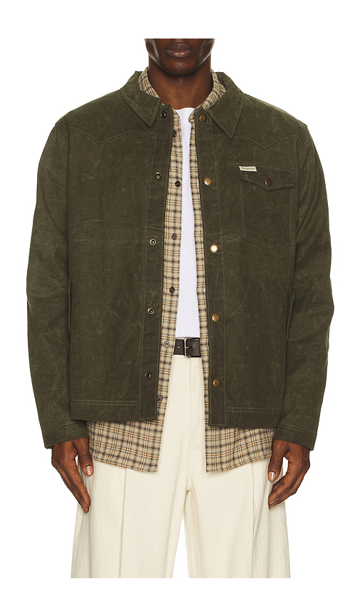 Sendero Provisions Co. Rancho Waxed Jacket in Sage. - S also in