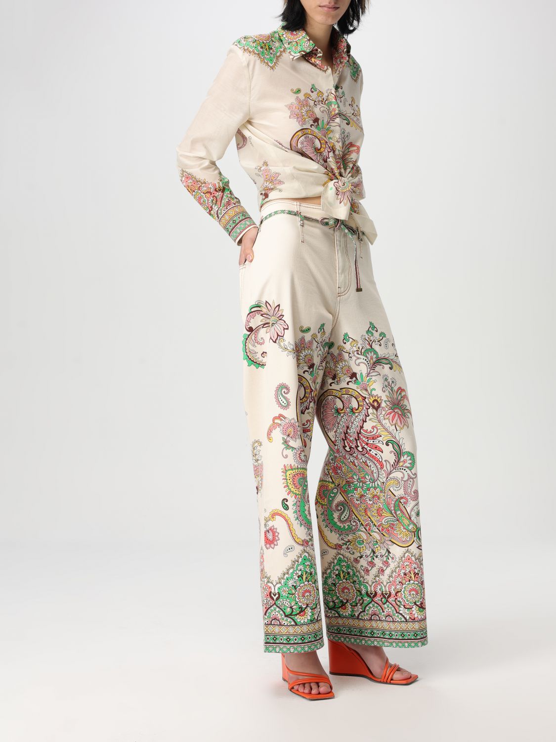 Flared jeans - Neutrals