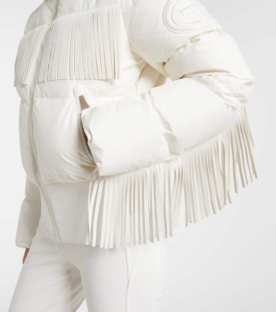 Marna fringed down ski jacket