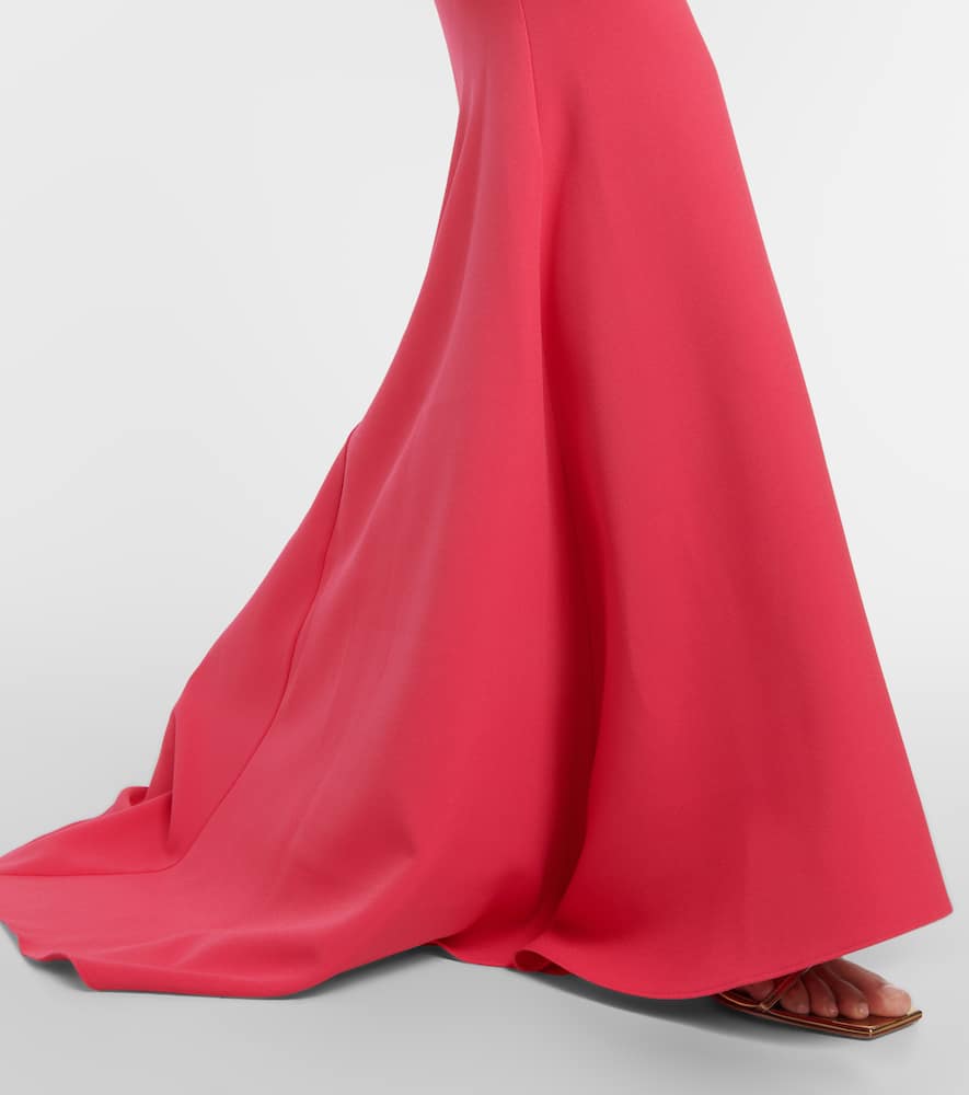 Pollina crêpe gown