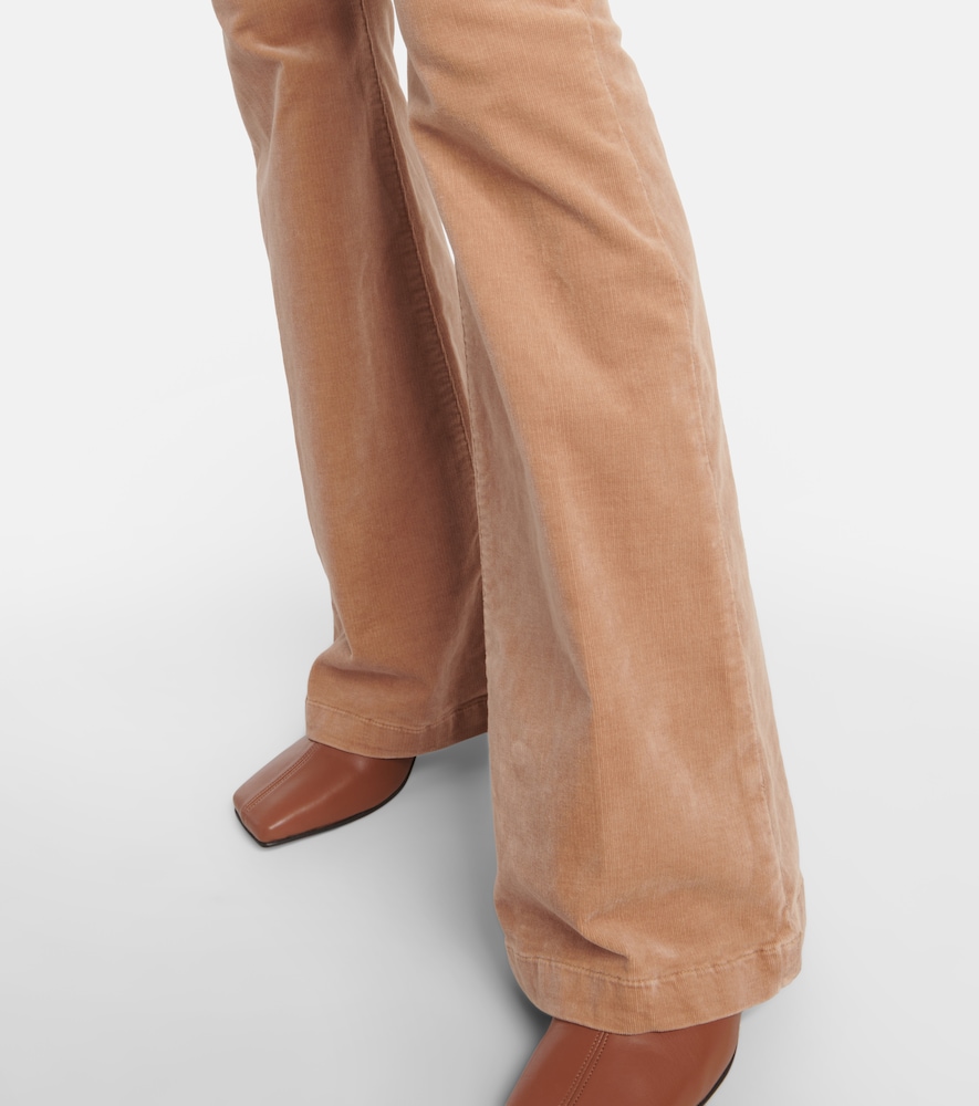 High-rise flared jeans