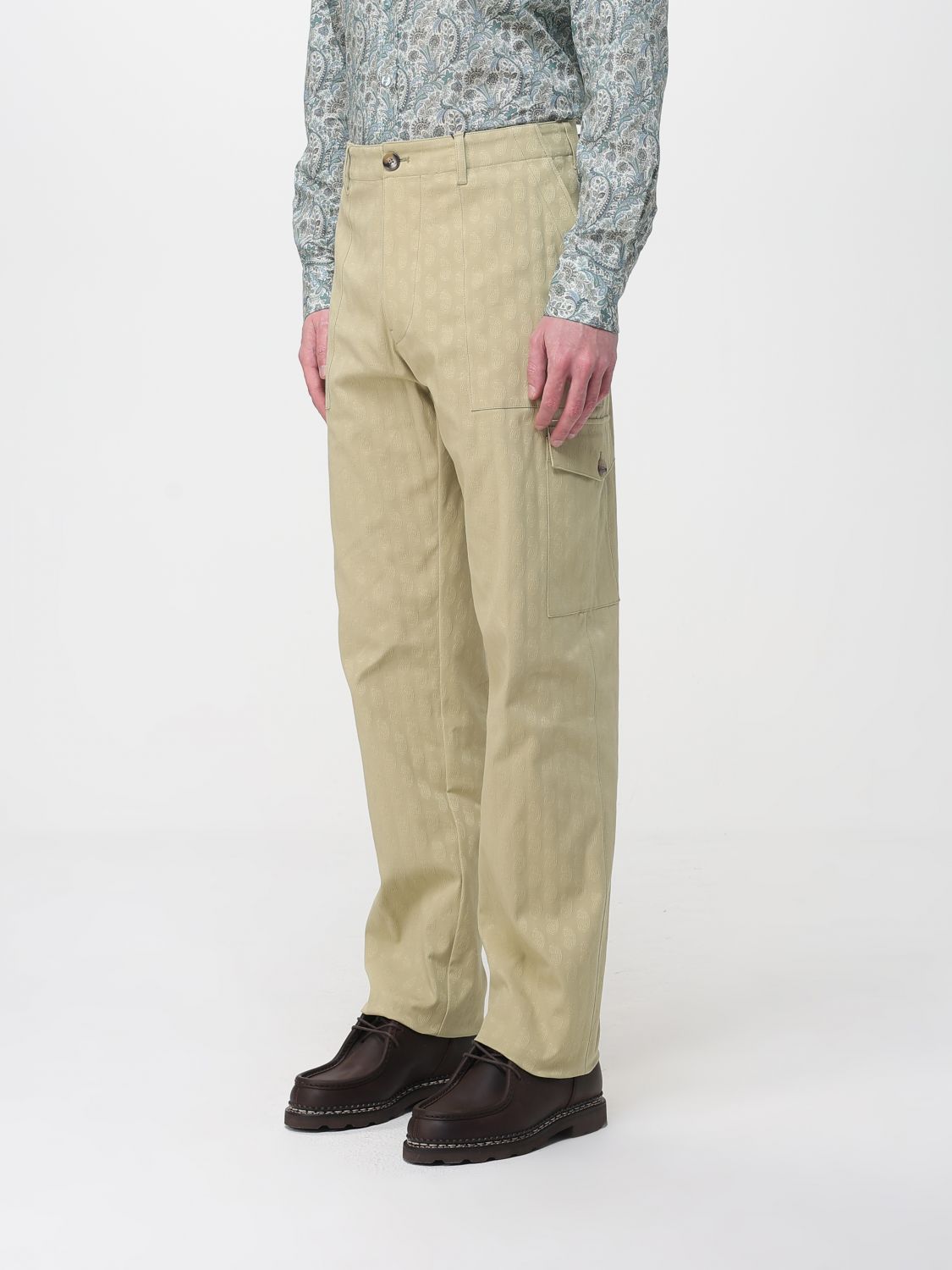 Pants Men color Beige