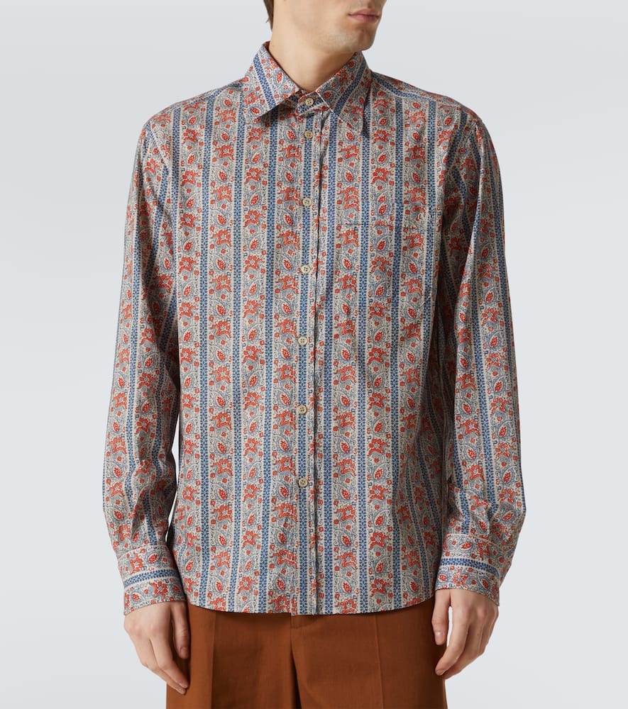 Printed cotton shirt