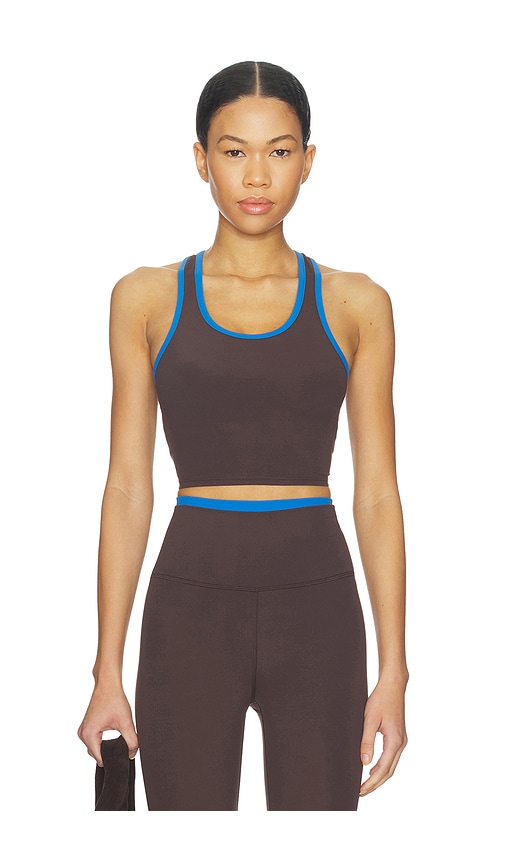 Splits59 Amber Airweight Bralette in Chocolate. - XL also in