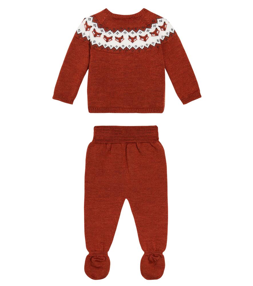 La Coqueta Baby set of wool jacket and pants