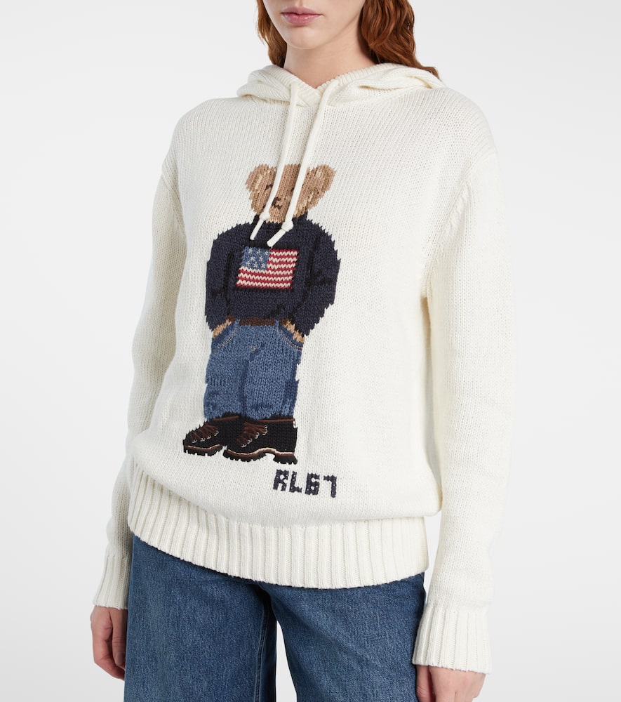 Polo Bear cotton and linen hoodie