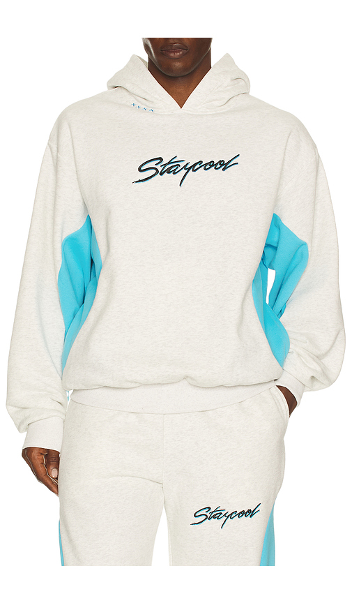 Stay Cool Turbo Hoodie in Light Grey. L. Also in