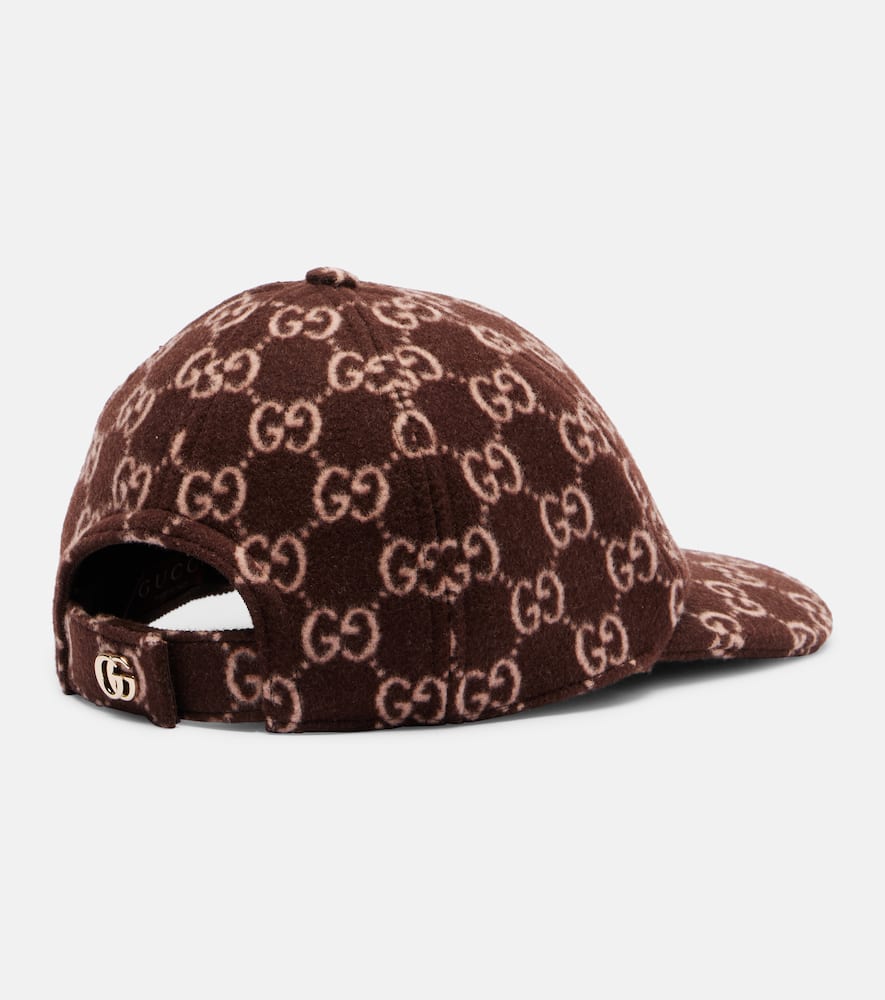 GG Canvas wool baseball cap
