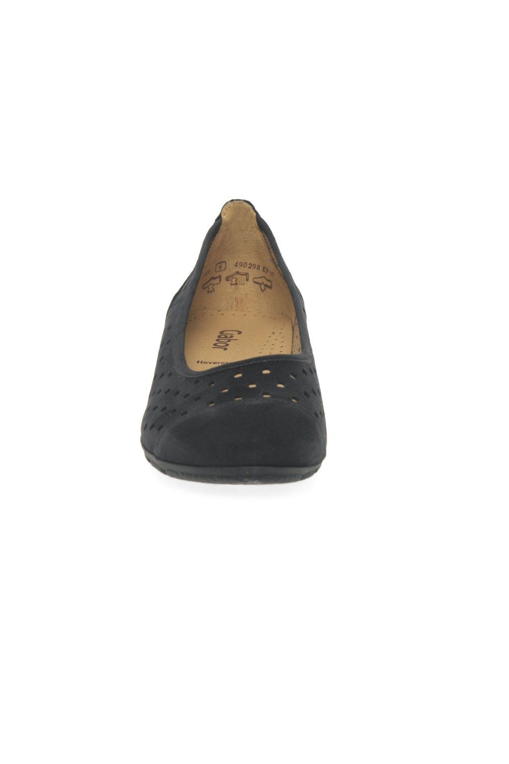 Gabor Women's 'Ruffle' Casual Shoes in Jet Black