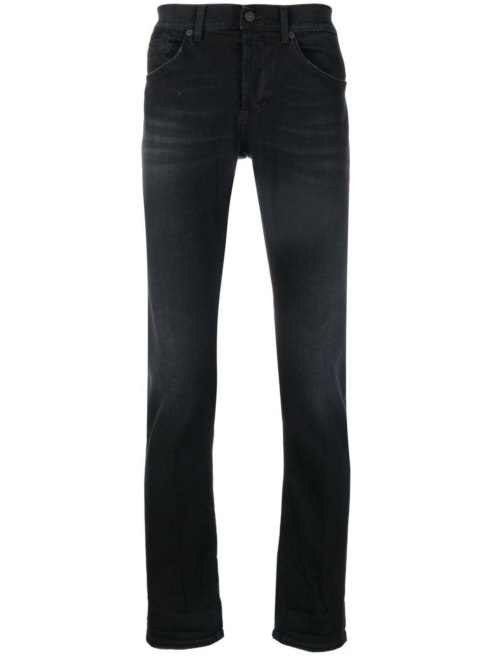 Slim-cut denim jeans - Black