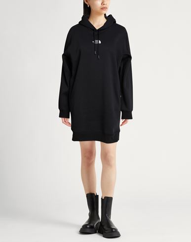 Woman Mini dress Black Size S Cotton, Polyester