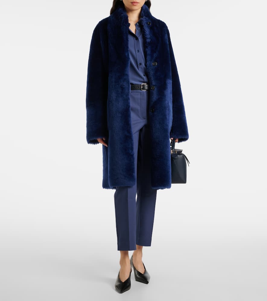 Coleman gabardine wide-leg pants
