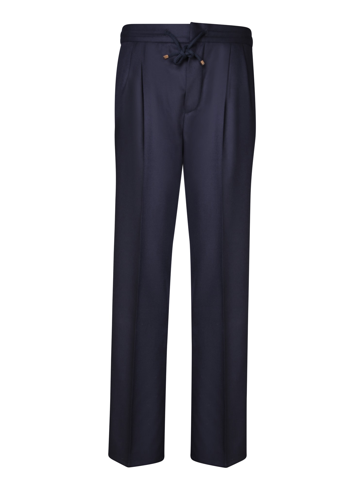 Mid-rise tapered trousers - Blue