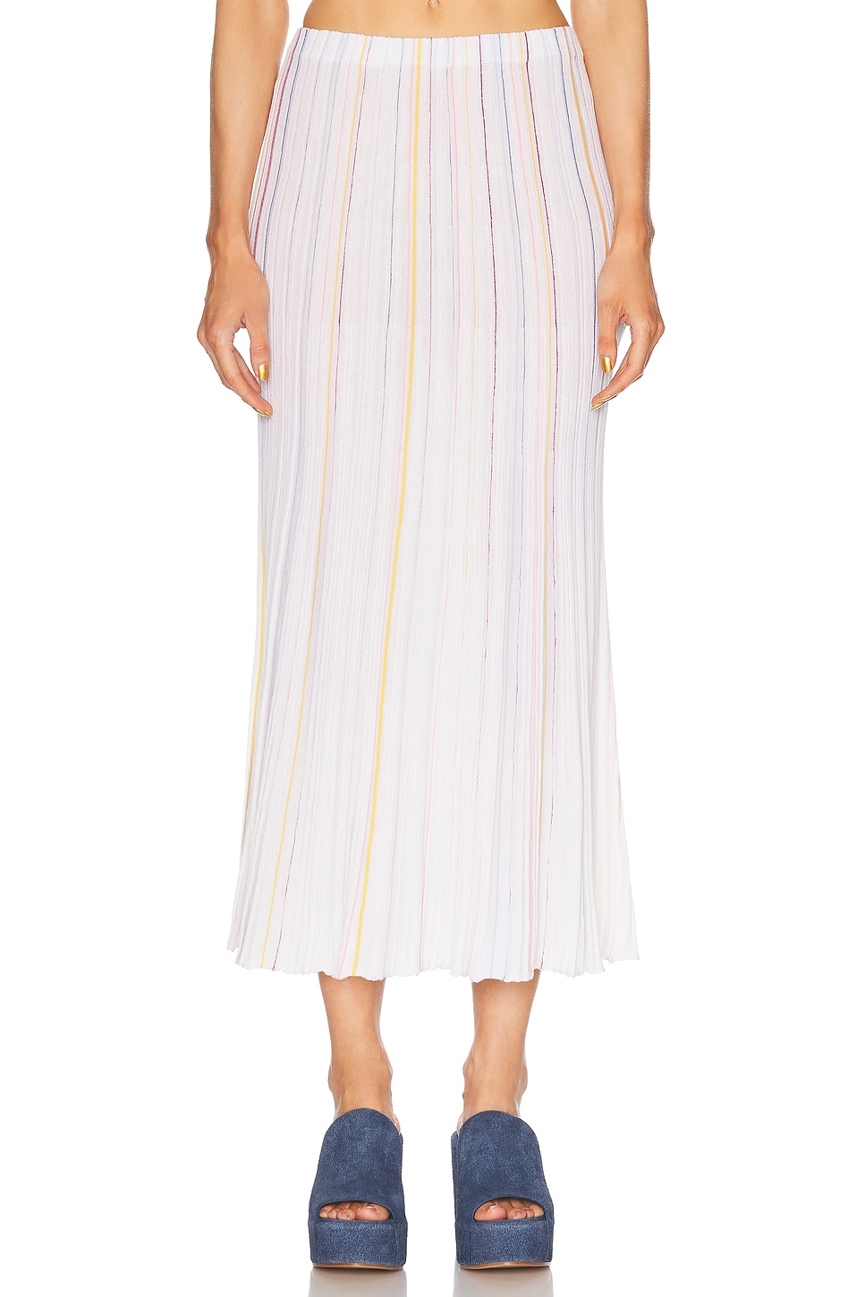 Gabriela Hearst Celeano Skirt in Ivory