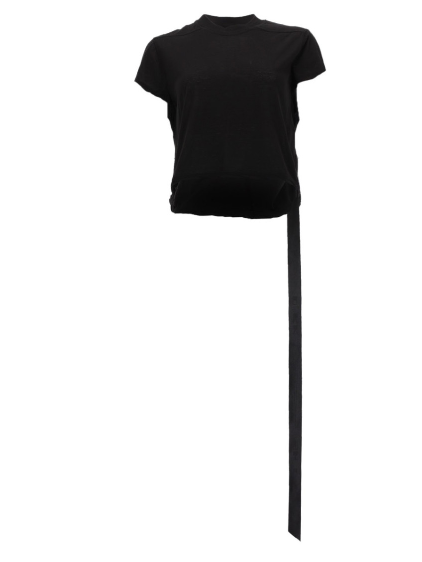 Black Solid Crew Neck T-Shirt