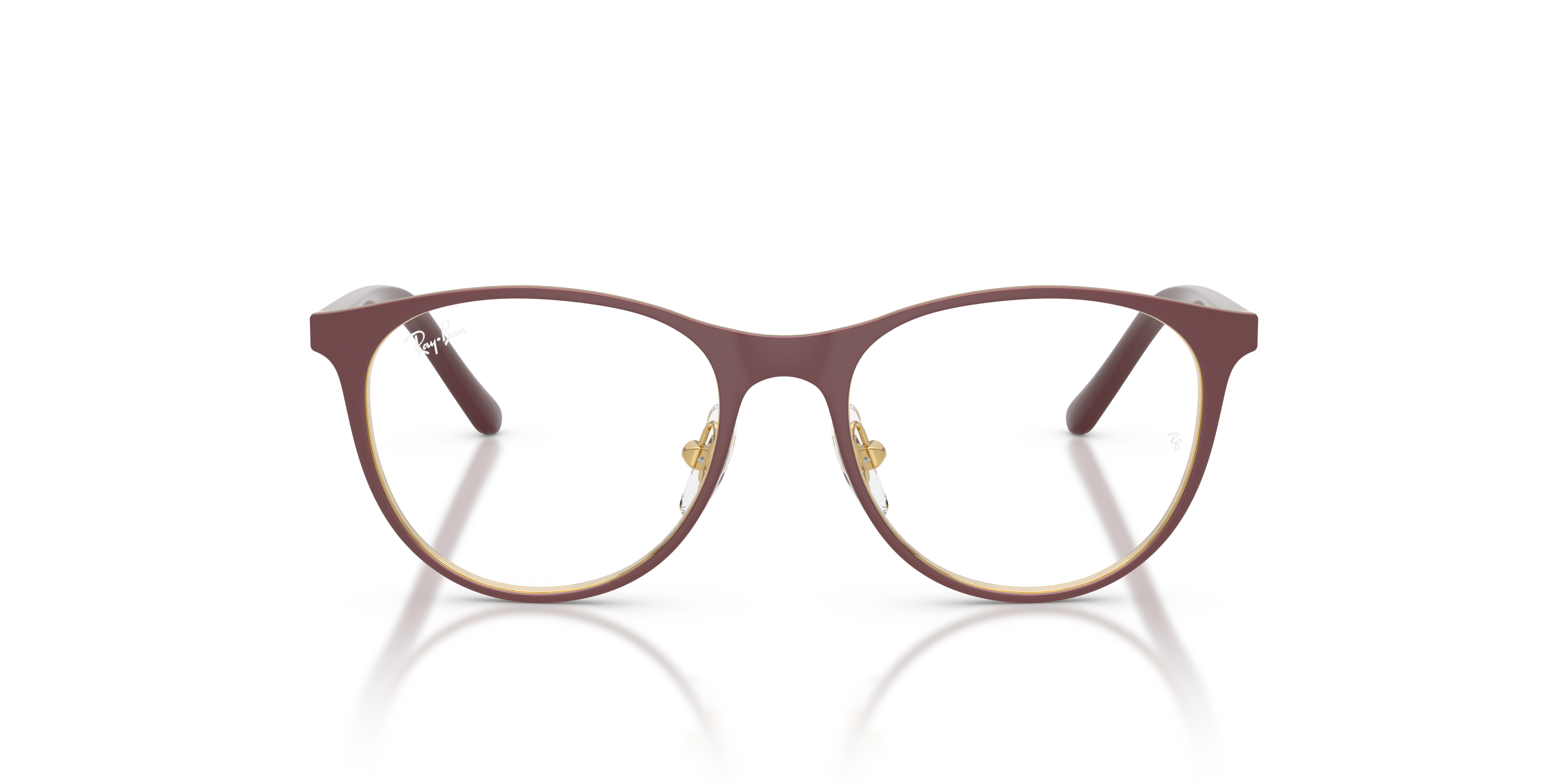 Ray - Ban Bambino Ray - Ban RY9552V 4097 Montature da vista bambino Metallo Viola Trasparente Pantos Normale