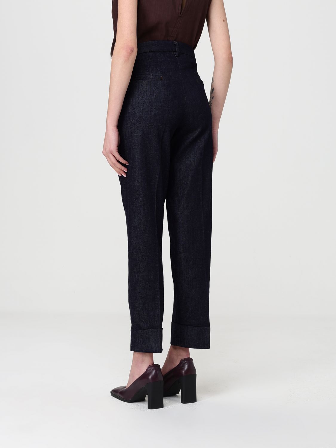 Pants Woman color Navy