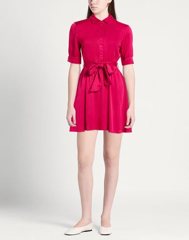 Woman Mini dress Fuchsia Size 10 Viscose