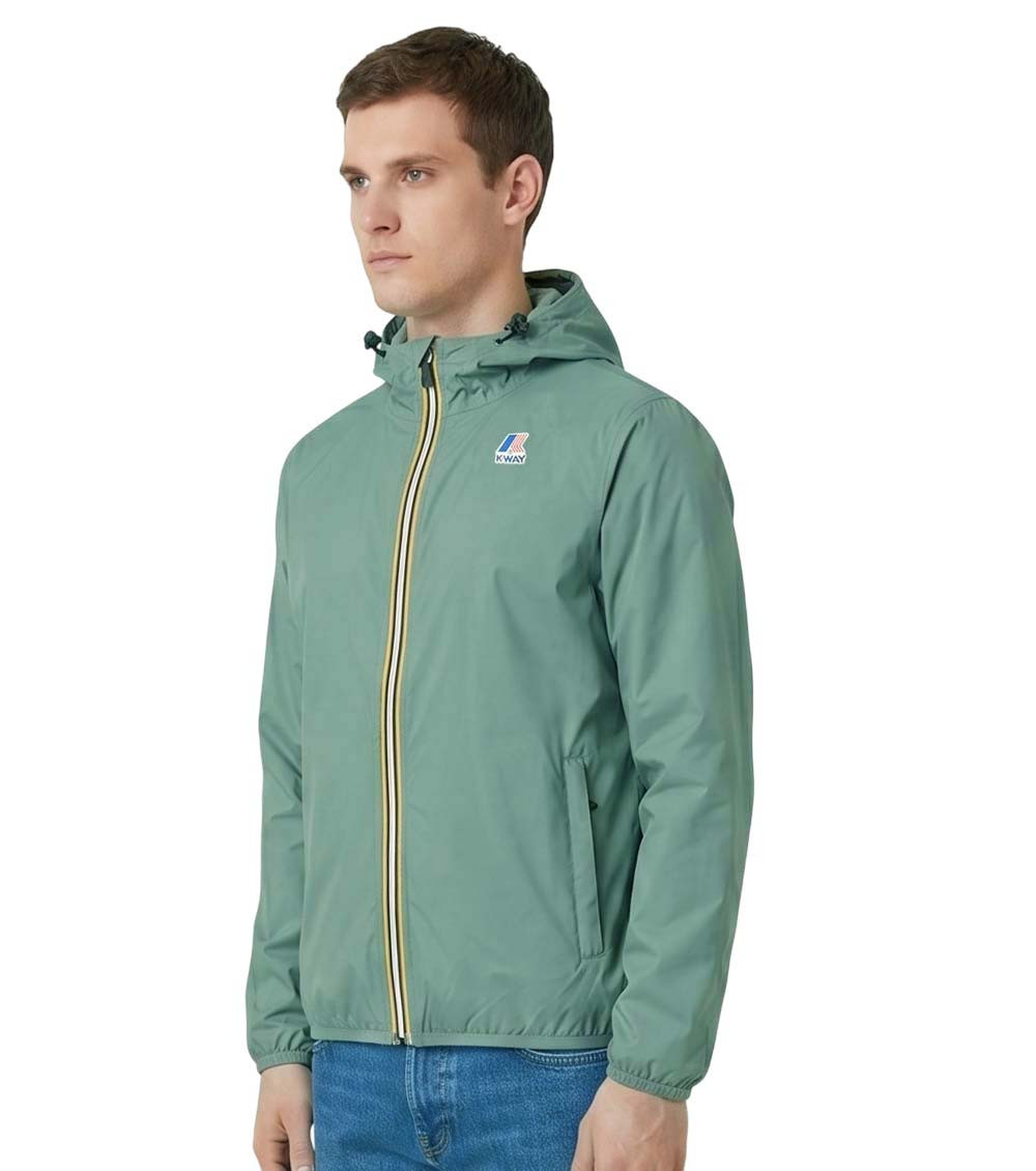 Green Logo Hood Jacket