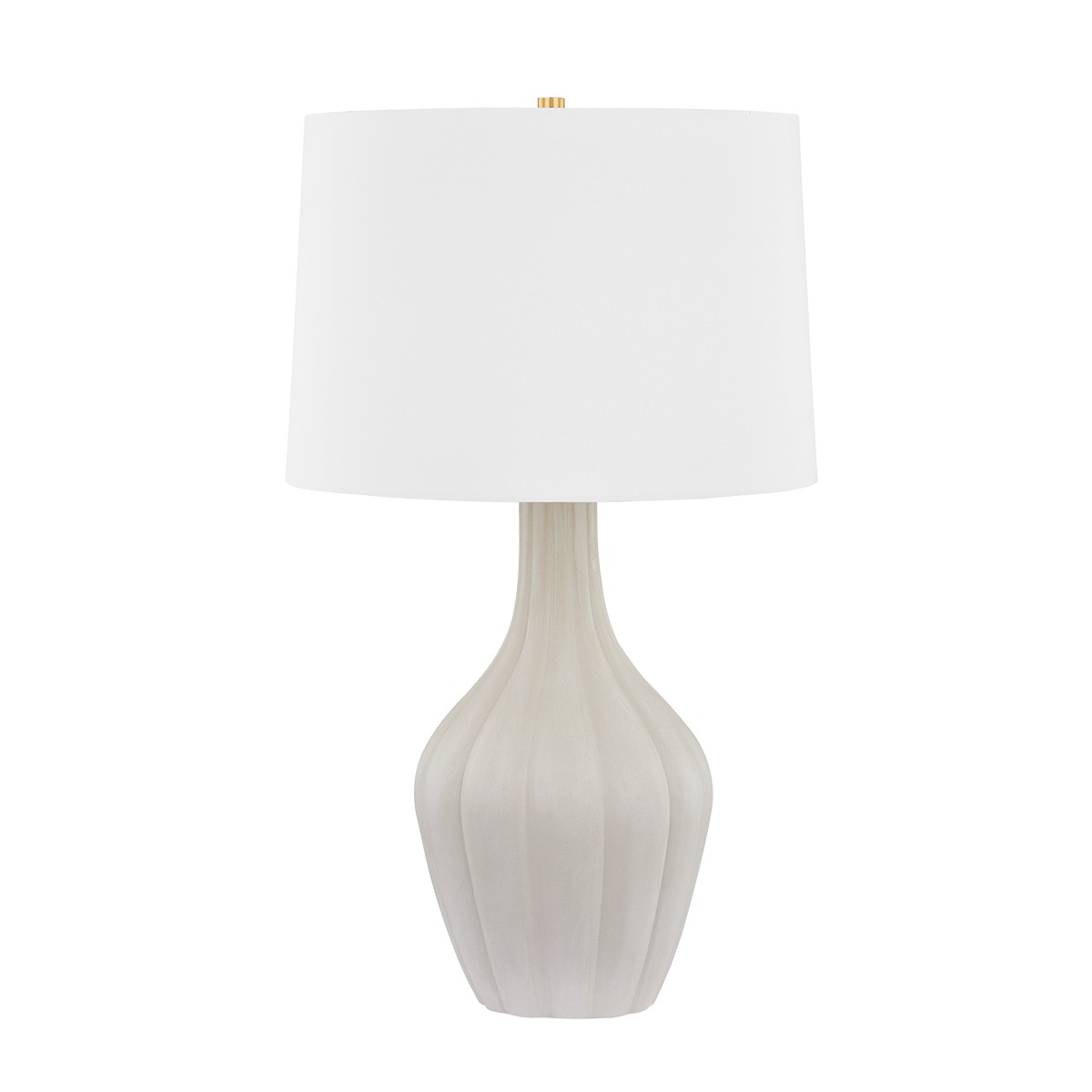 Aged Brass Ceramic Misty Morning Table Lamp from the Glendora Collection