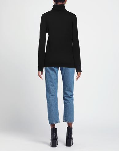 Woman Turtleneck Black Size ONESIZE Viscose, Nylon, Wool, Cashmere, Polyester