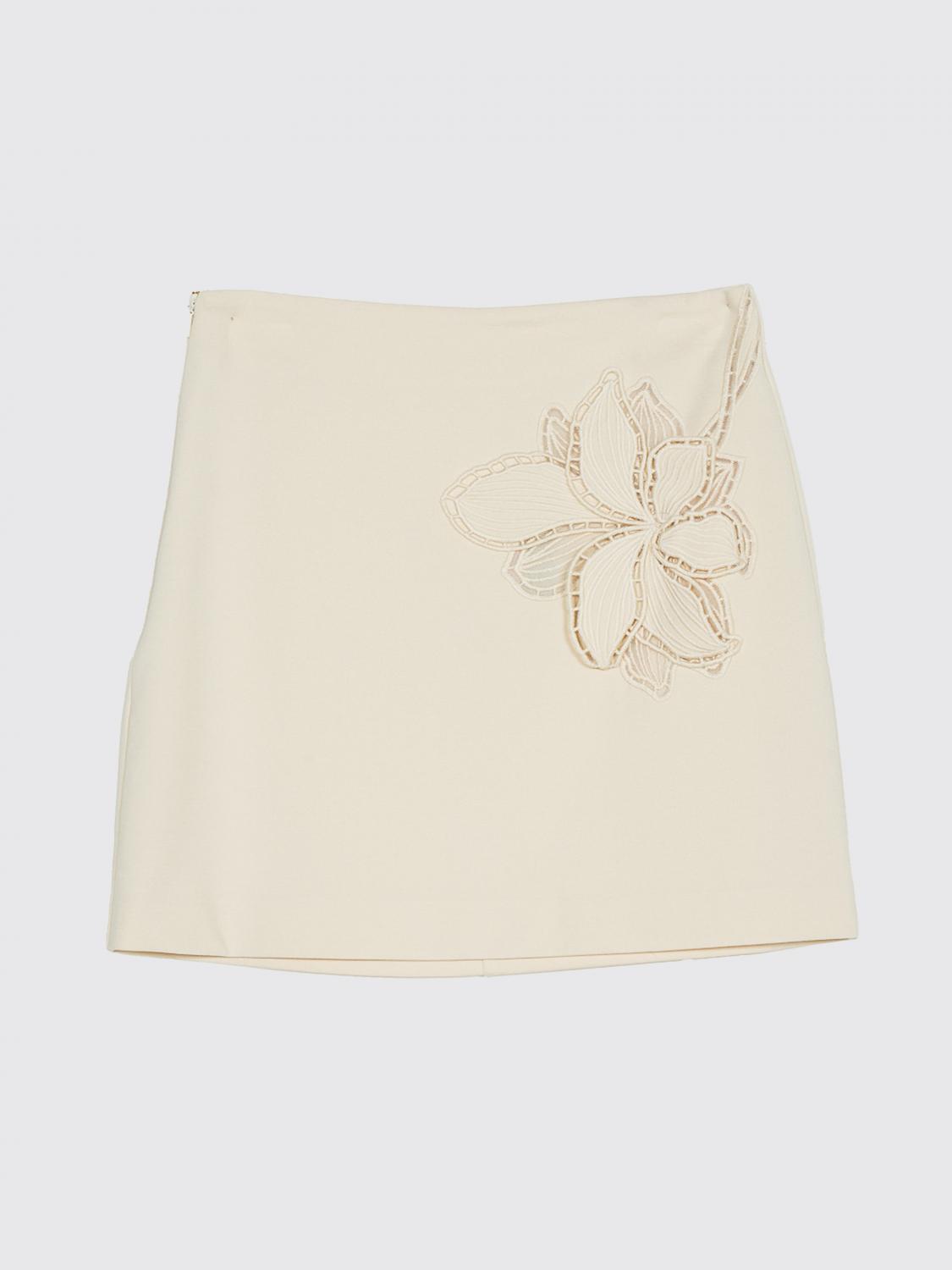 Skirt Woman color Yellow Cream