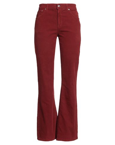 Woman Pants Brick Size 29 Cotton, Elastane