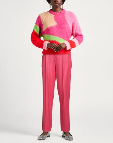 Woman Pants Fuchsia Size 2 Virgin Wool