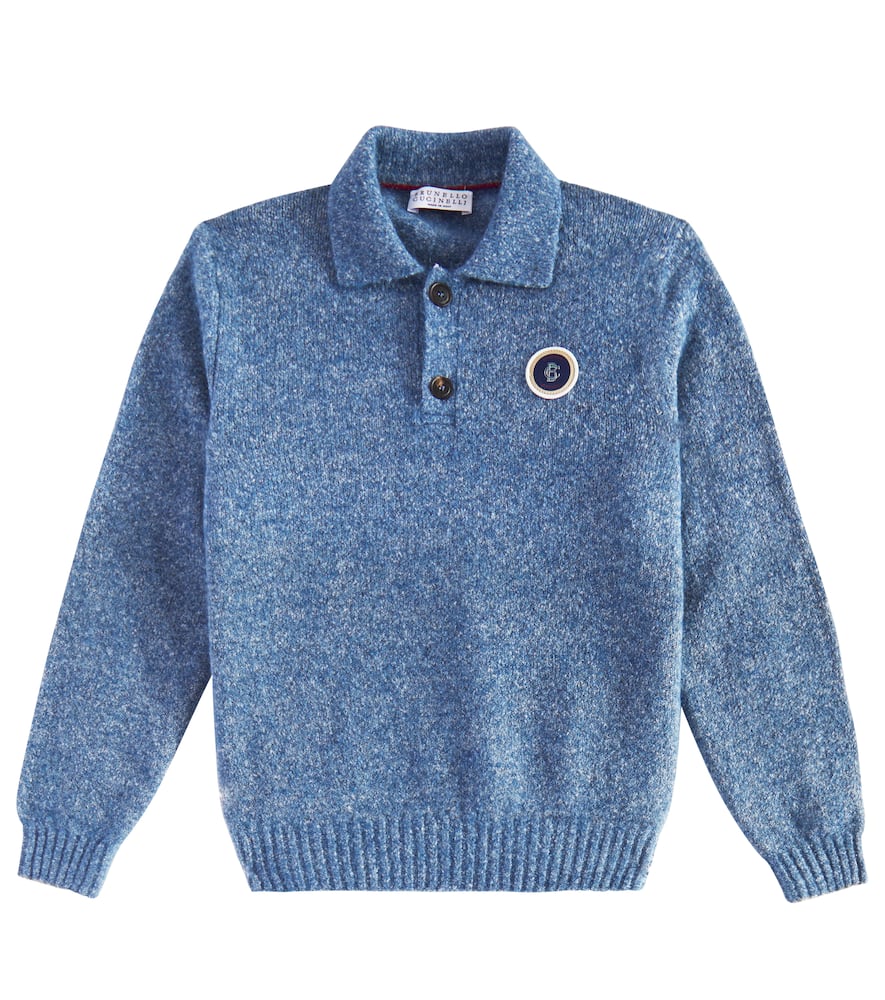 Brunello Cucinelli Kids Polo sweater