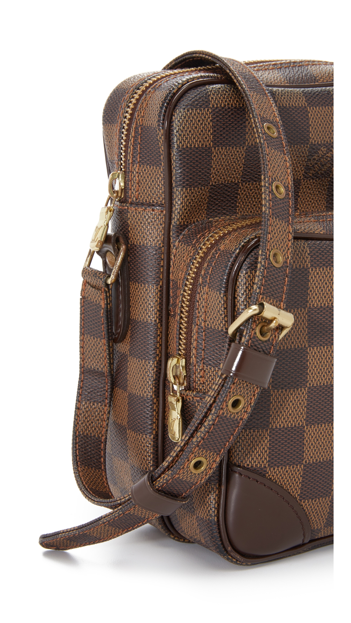 Louis Vuitton Damier Ebene Amazone Bag Brown One Size