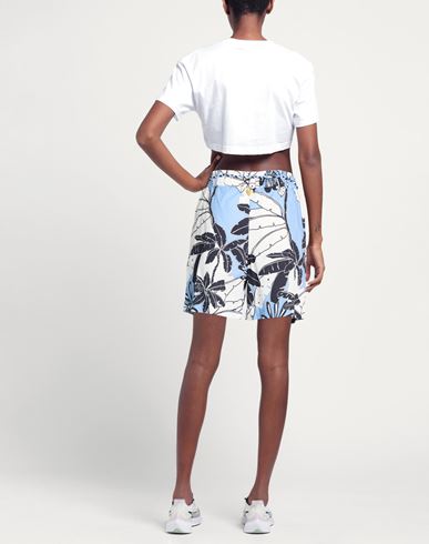 U & b Woman Shorts & Bermuda Shorts Light blue Size L Cotton