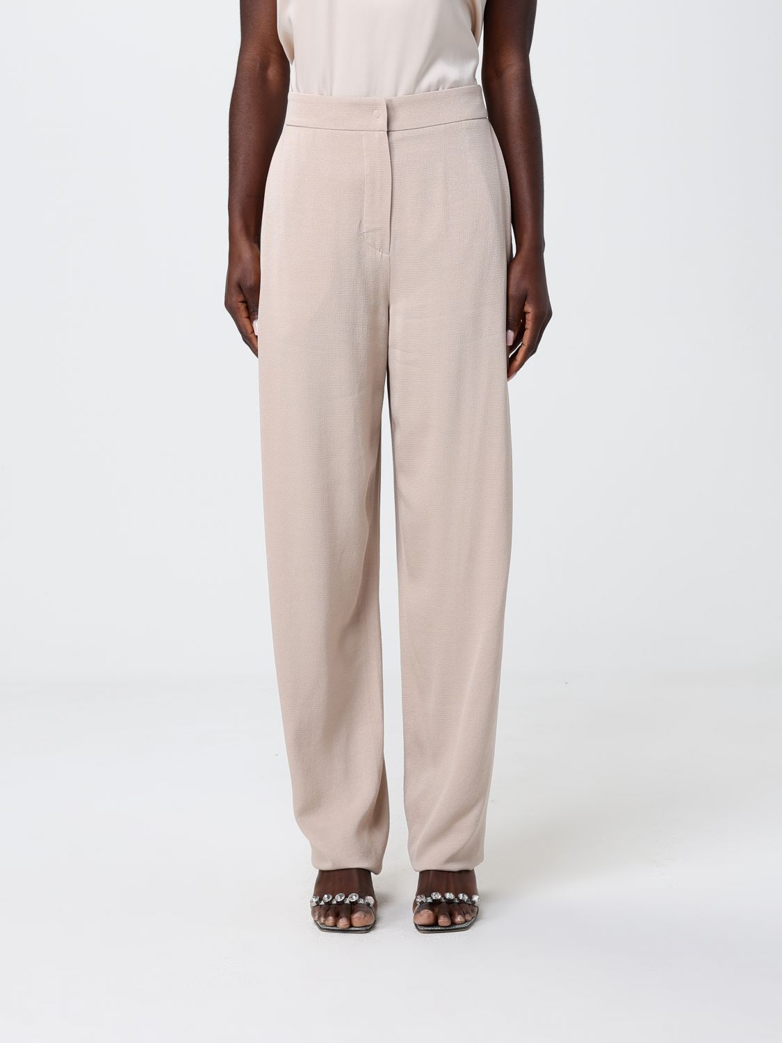 Pants Woman color Beige