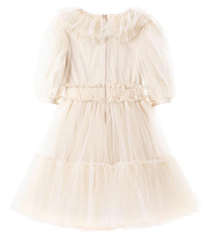 Ruffled tulle dress