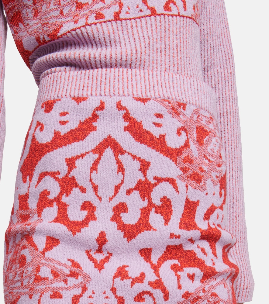 Vivienne Westwood Iron Orb jacquard midi skirt